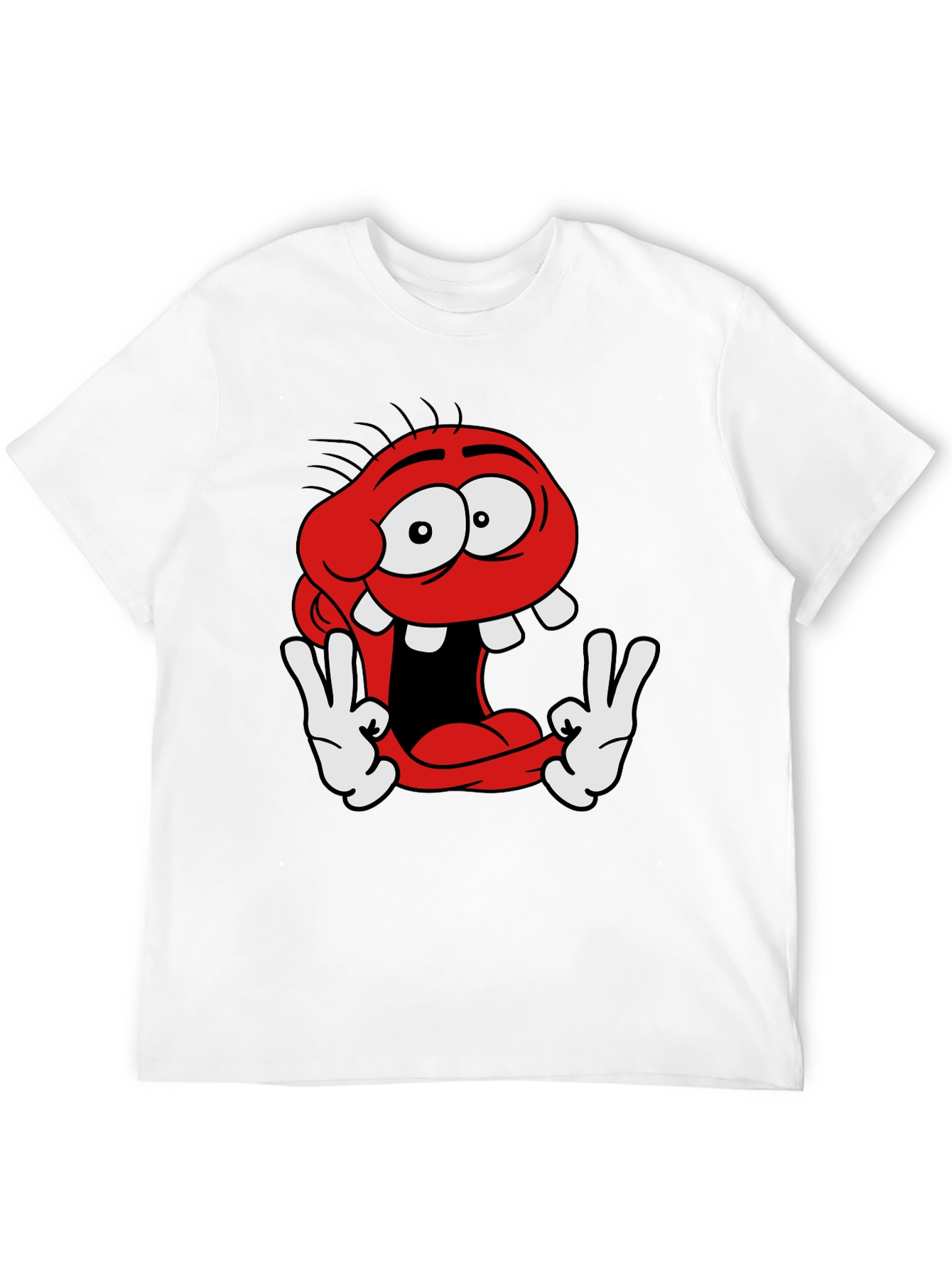 Funny Cartoon Character Graphic Tee