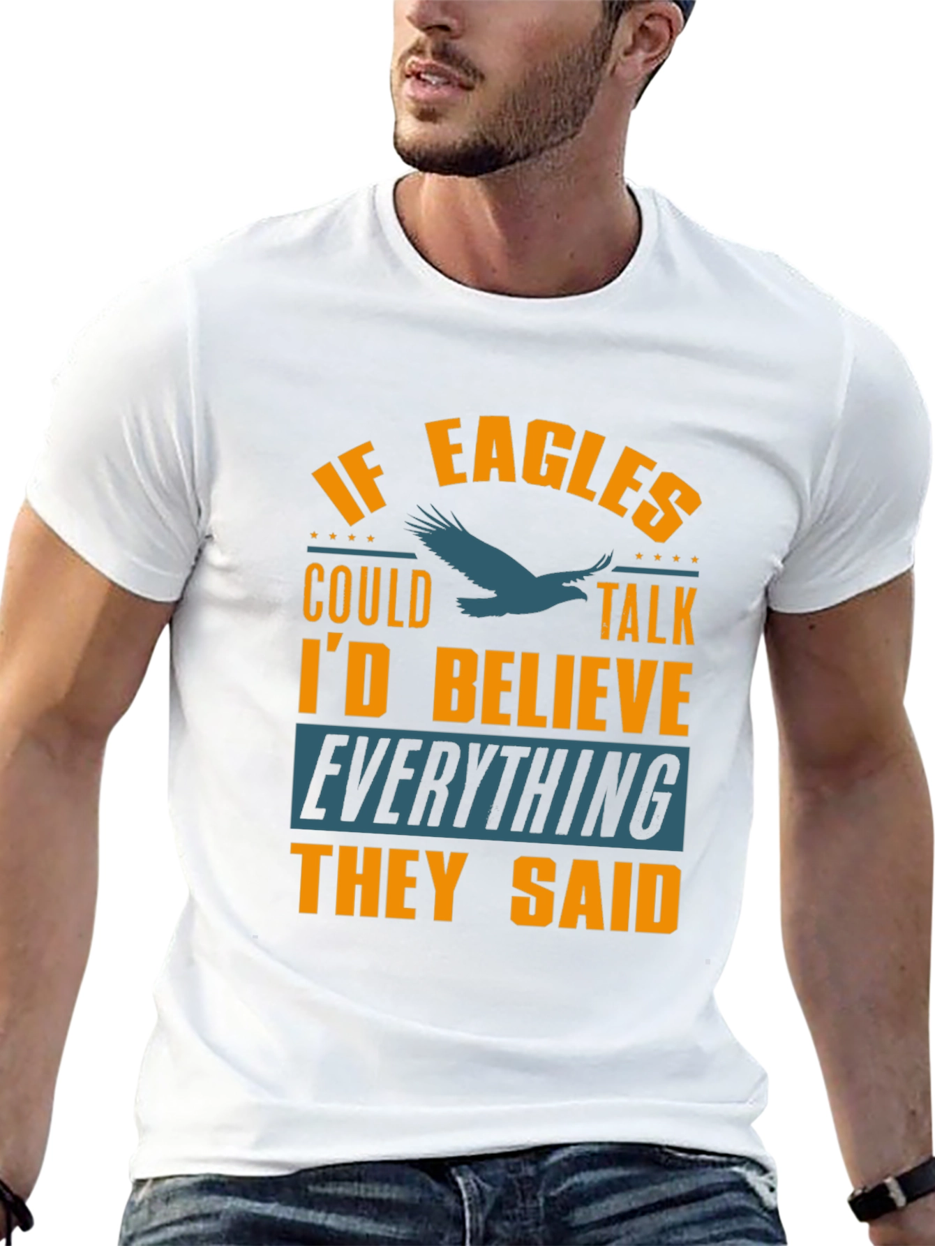 If Eagles Could Talk Funny Graphic T-Shirt