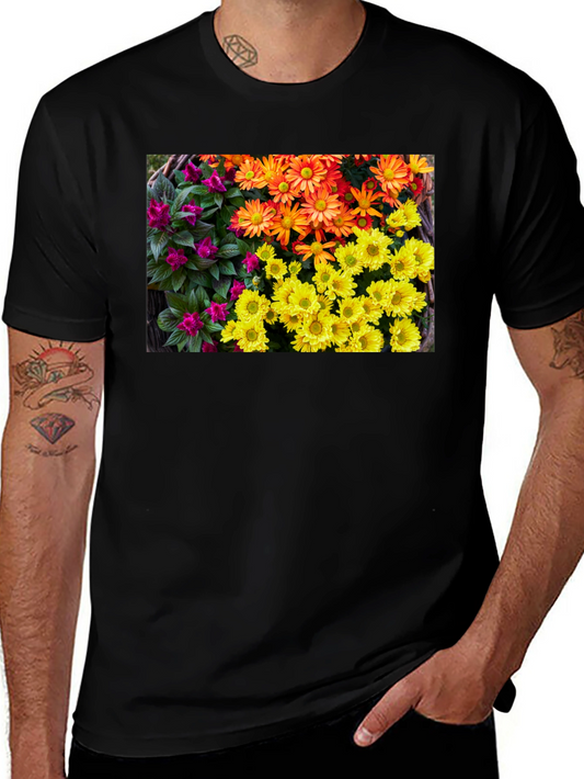 Floral T-Shirt: Colorful Flower Power Tee