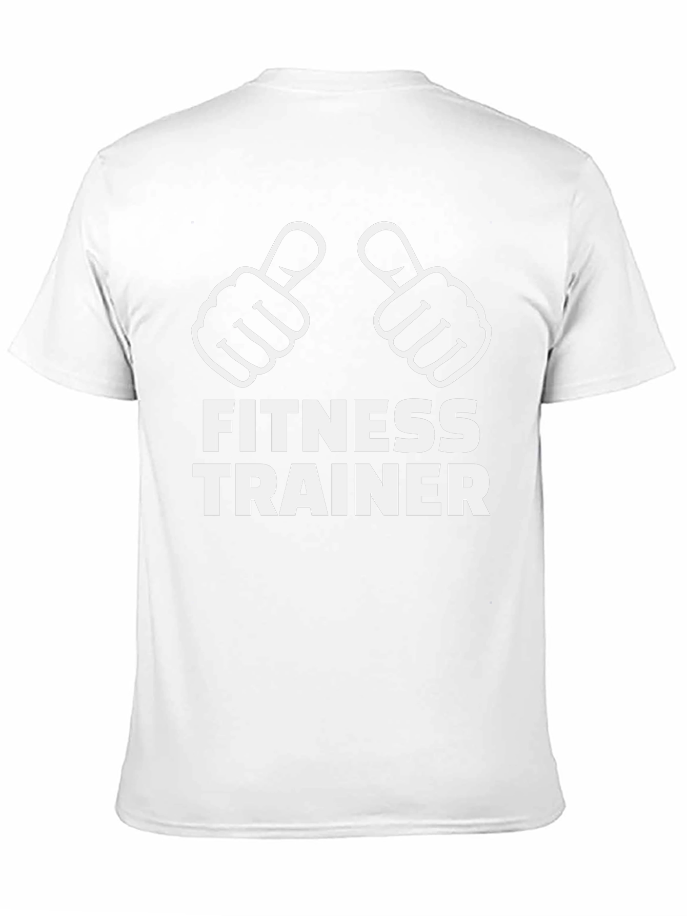 Fitness Trainer Graphic T-Shirt - Black