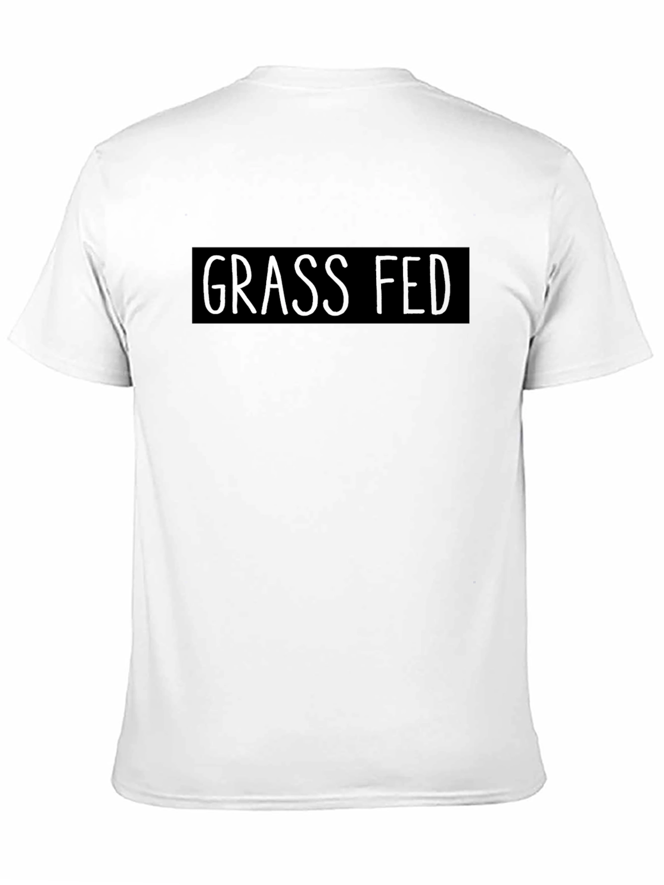 Grass Fed Black T-Shirt - Premium Quality Cotton