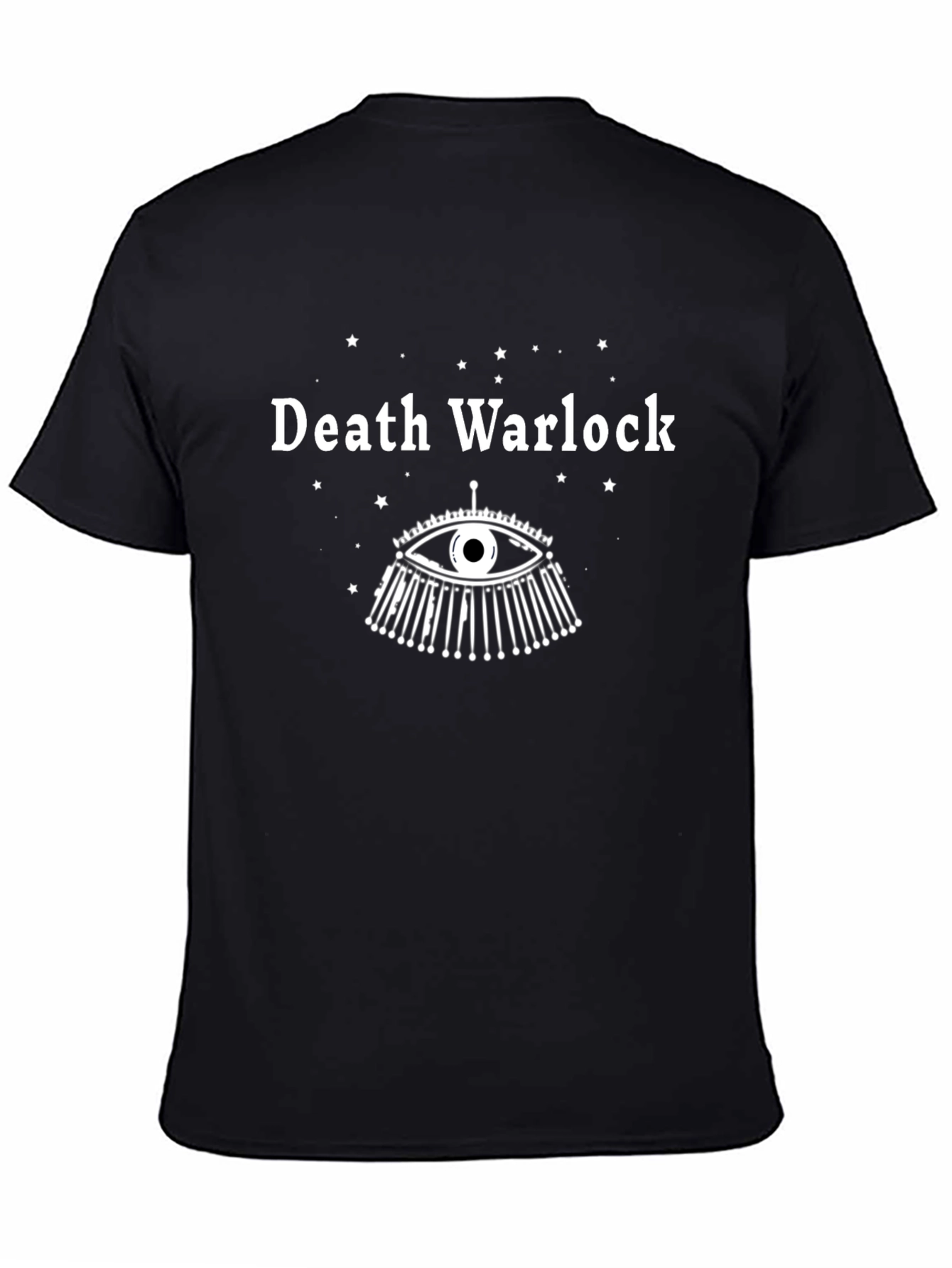 Death Warlock Graphic T-Shirt - Black Cotton Tee