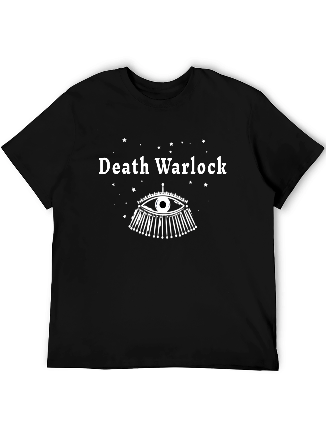 Death Warlock Graphic T-Shirt - Black Cotton Tee