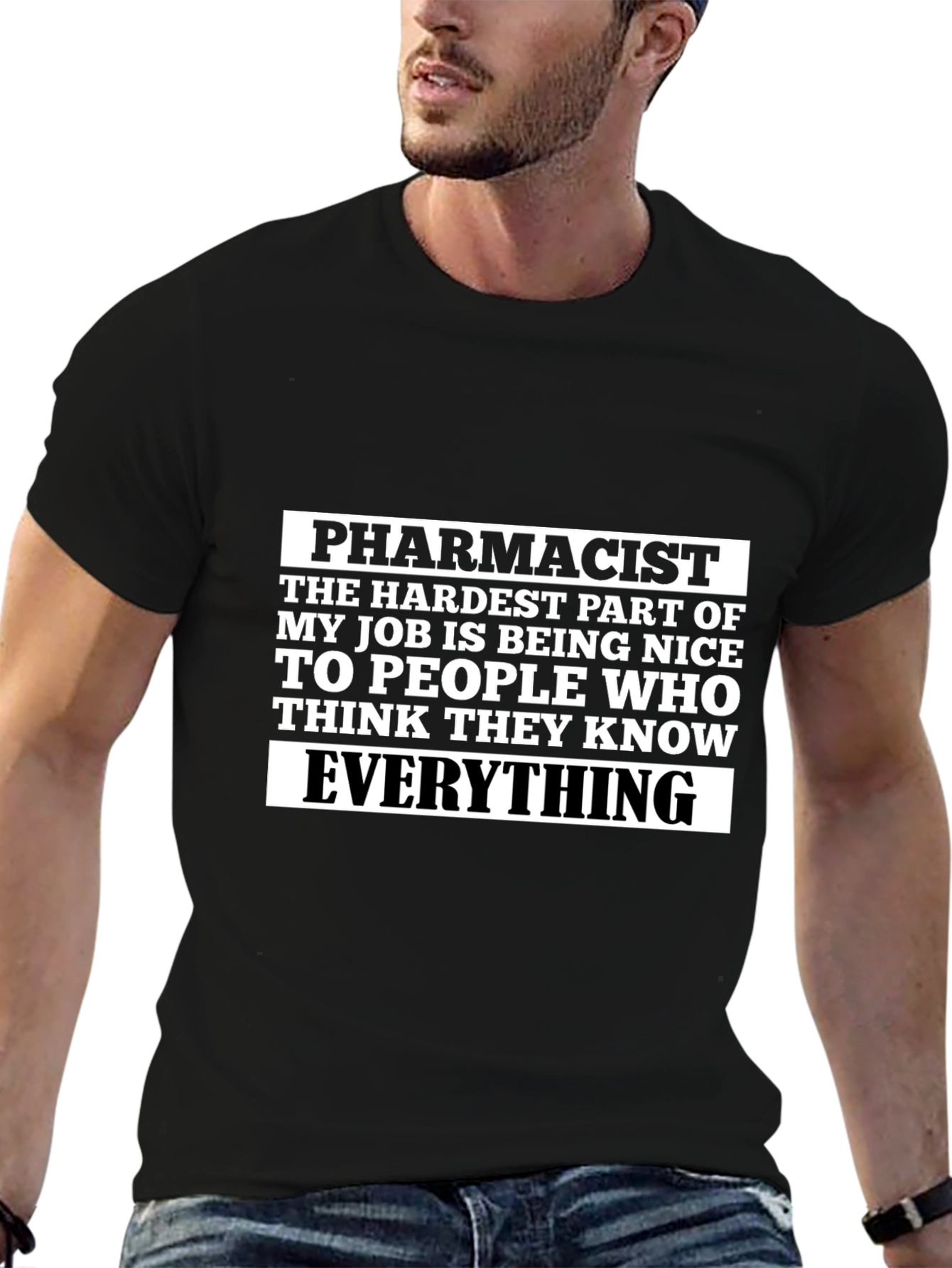 Funny Pharmacist T-Shirt Hardest Part of My Job