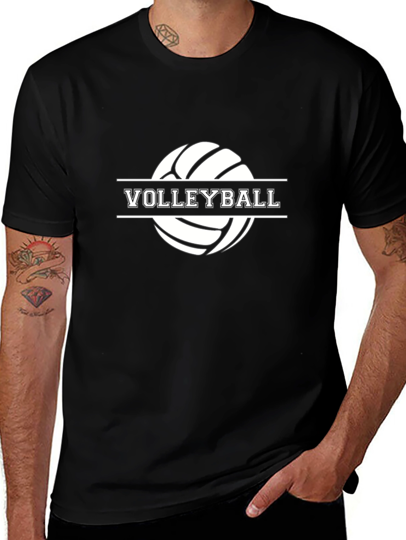 Volleyball Graphic T-Shirt - Sporty & Stylish
