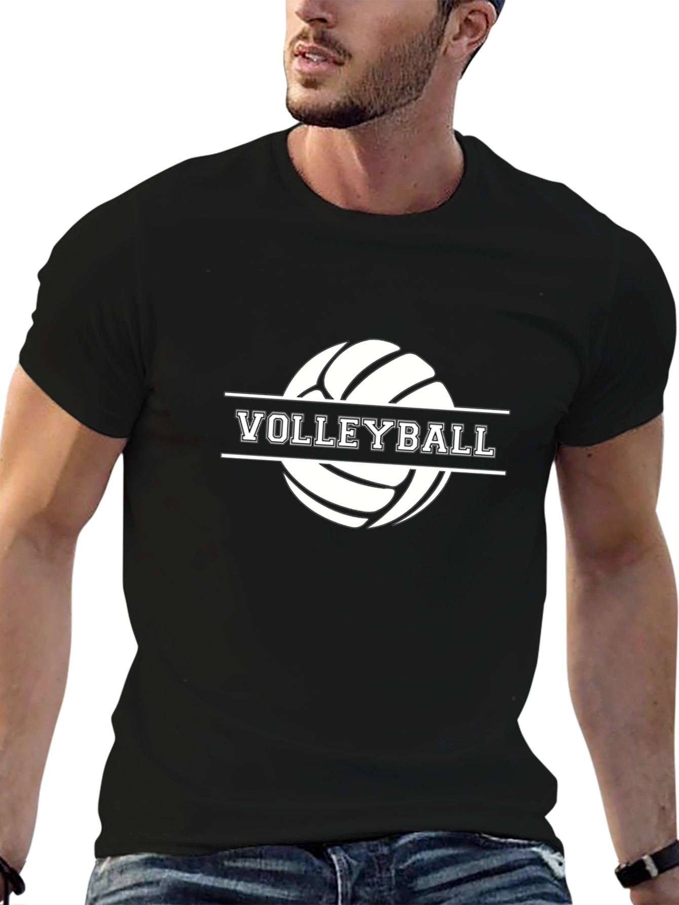 Volleyball Graphic T-Shirt - Sporty & Stylish