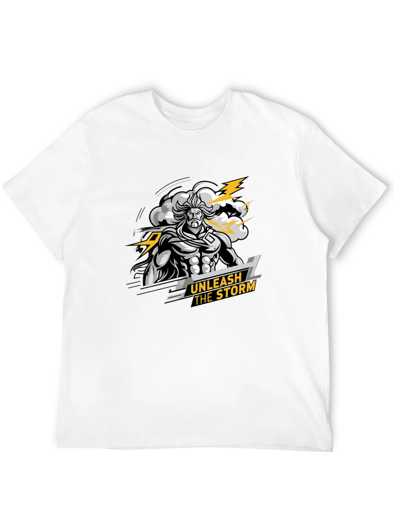 Unleash The Storm Graphic Print T-Shirt