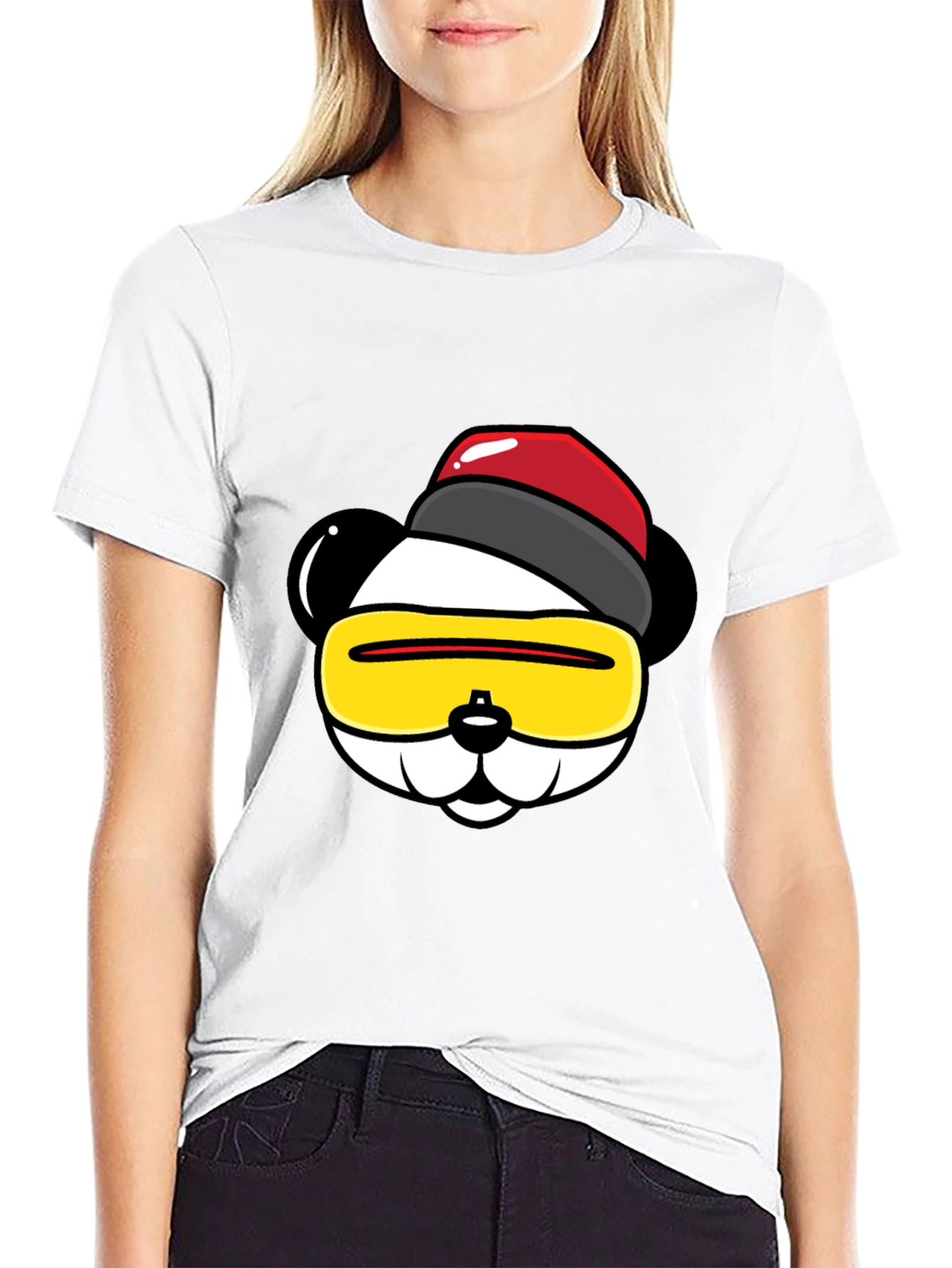Cool Panda Graphic T-Shirt