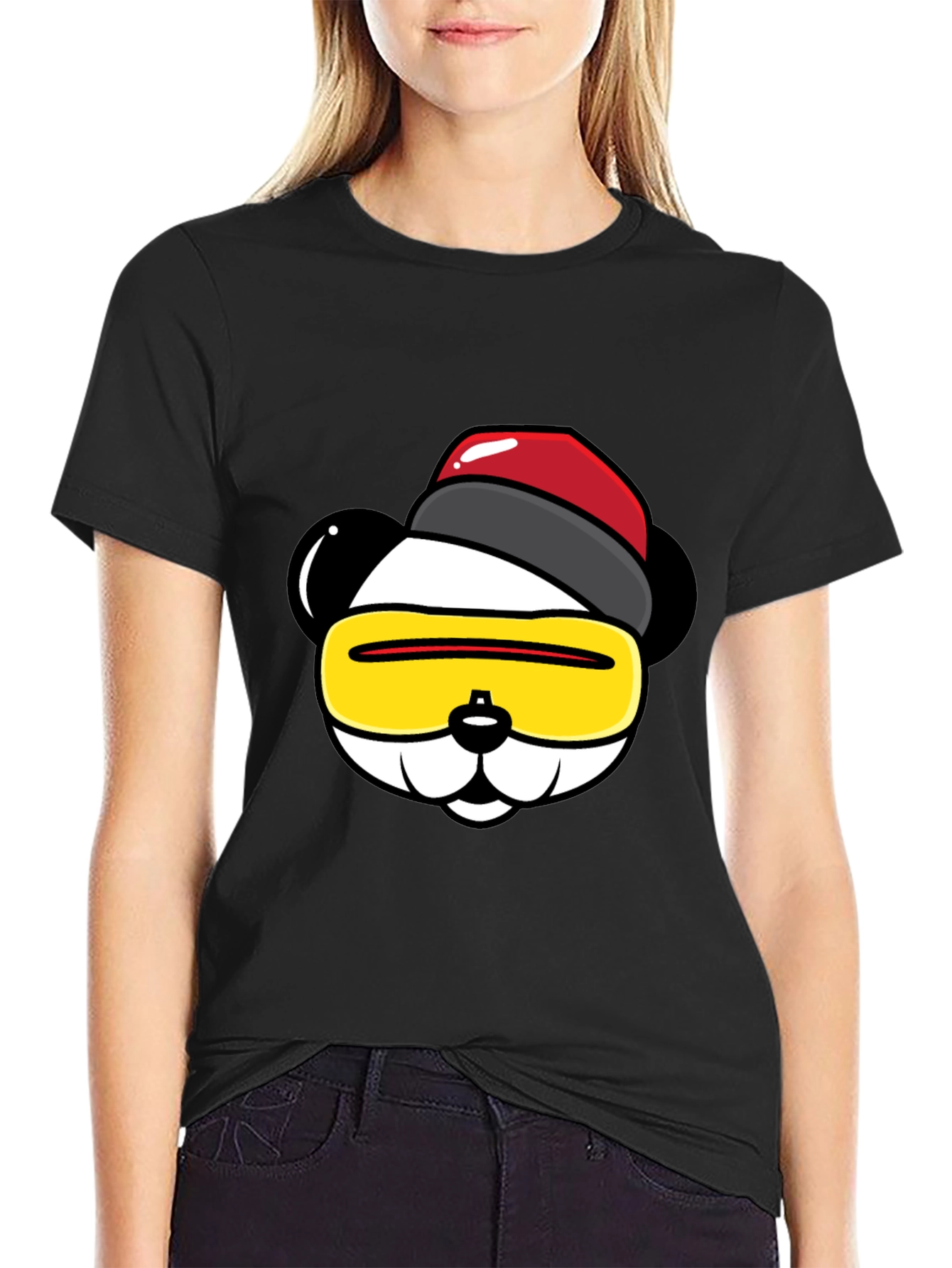 Cool Panda Graphic T-Shirt