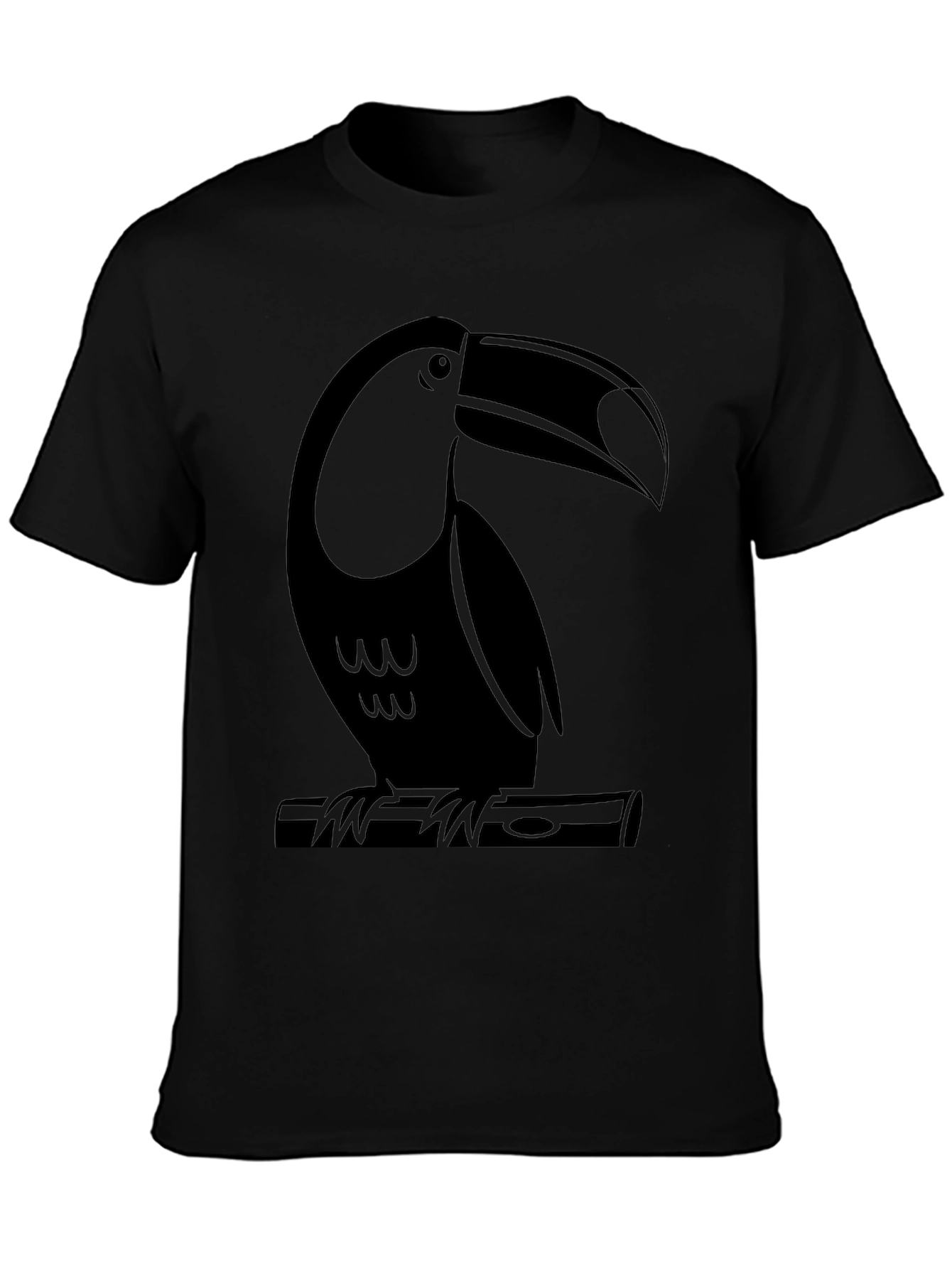 Toucan Graphic T-Shirt - Black