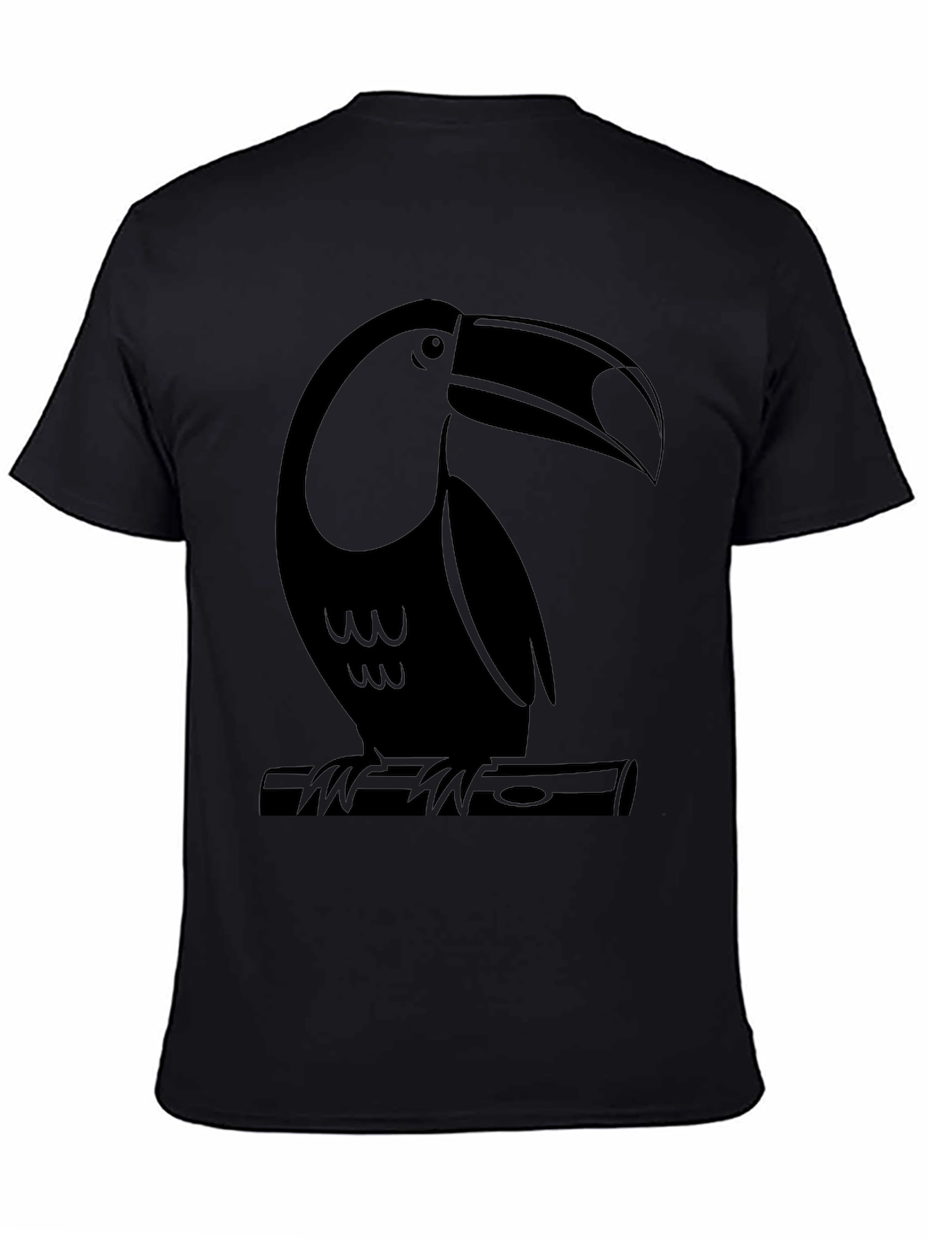 Toucan Graphic T-Shirt - Black