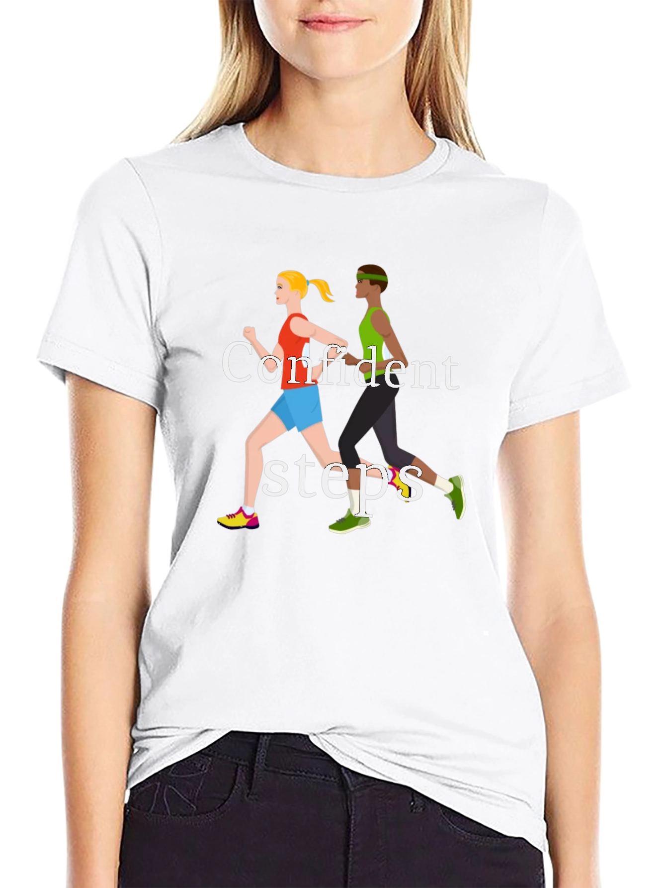 Confident Steps Graphic T-Shirt