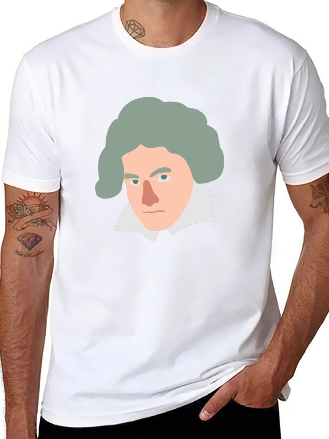 Beethoven Graphic Tee - Classic Composer Shirt