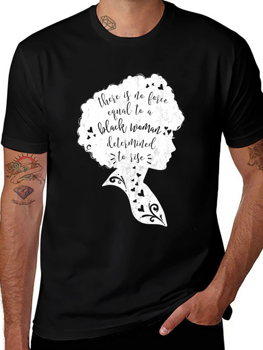 Black Woman Determined T-Shirt