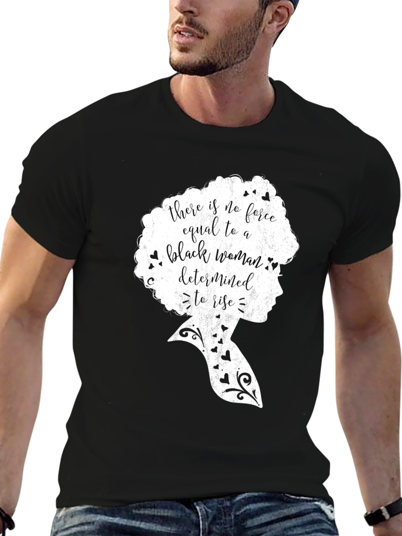 Black Woman Determined T-Shirt