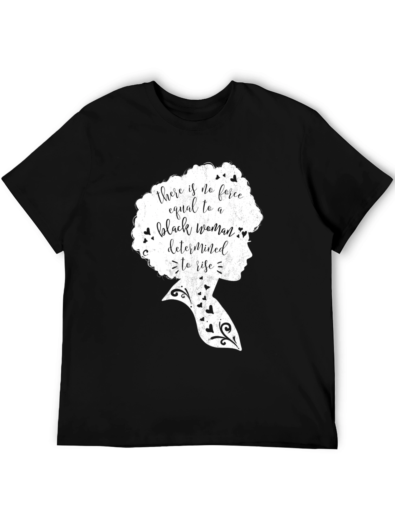 Black Woman Determined T-Shirt