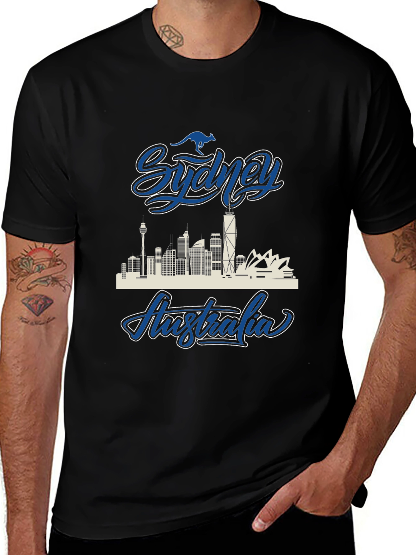 Sydney Australia Skyline Graphic T-Shirt