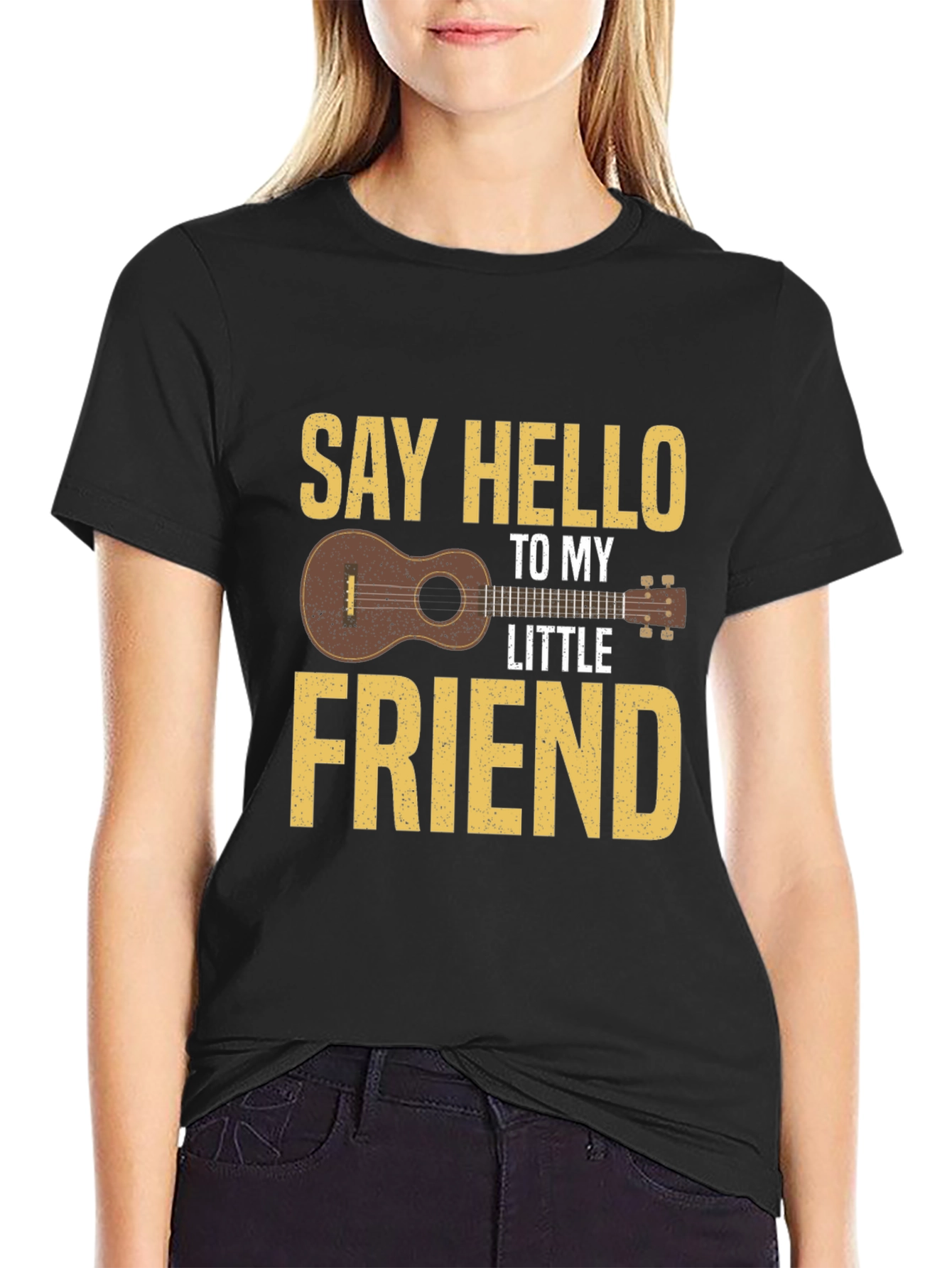 Say Hello To My Little Friend T-Shirt Ukulele