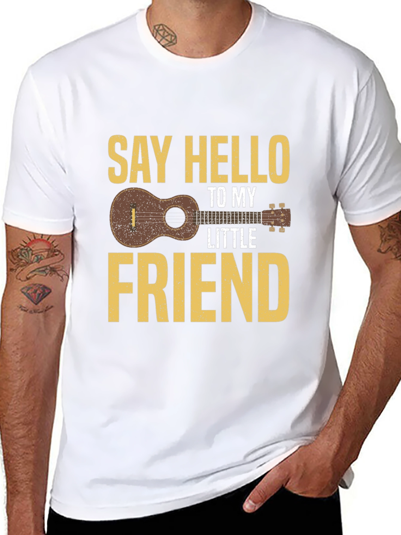 Say Hello To My Little Friend T-Shirt Ukulele