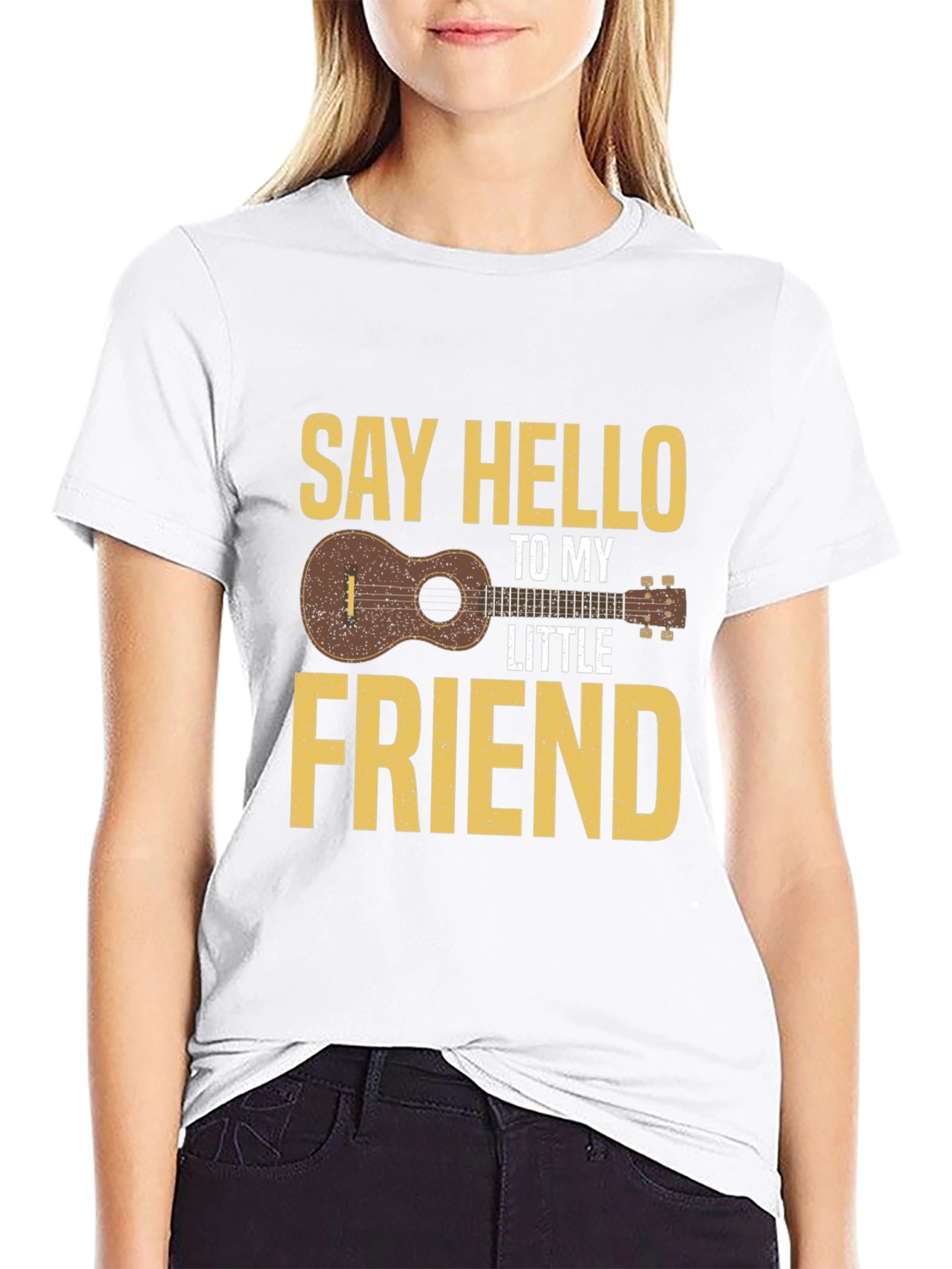 Say Hello To My Little Friend T-Shirt Ukulele