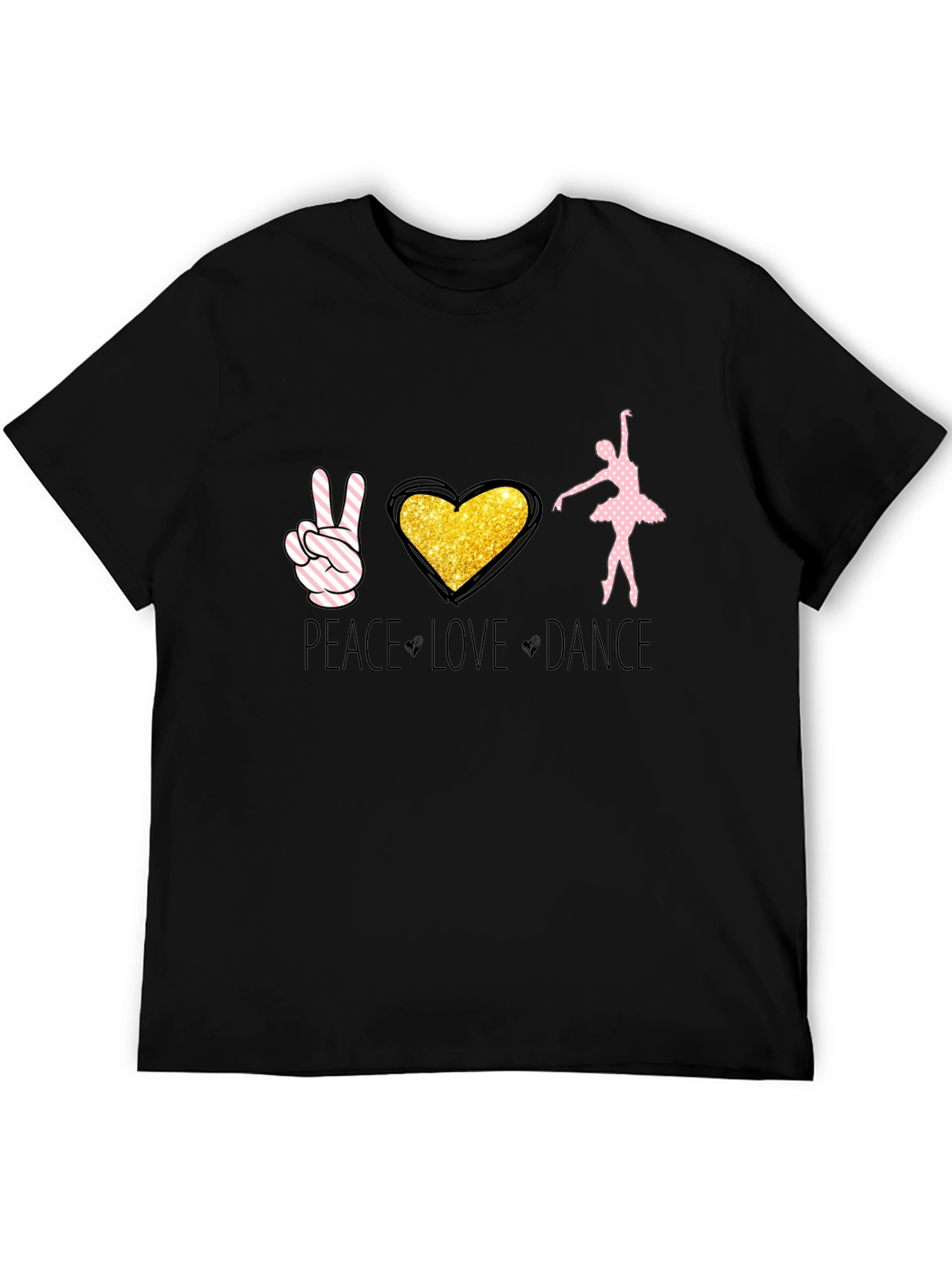Peace Love Dance Graphic Tee