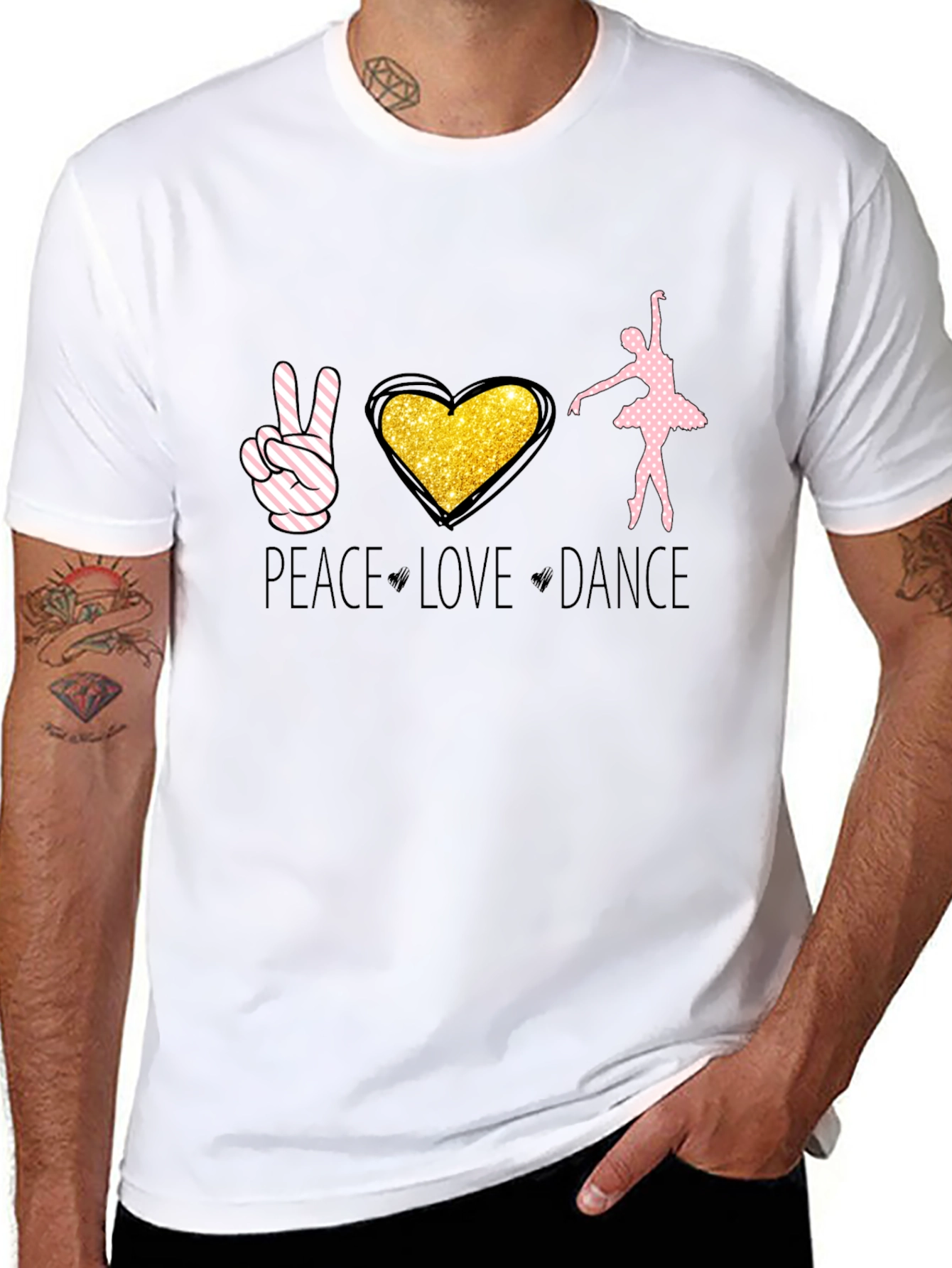 Peace Love Dance Graphic Tee