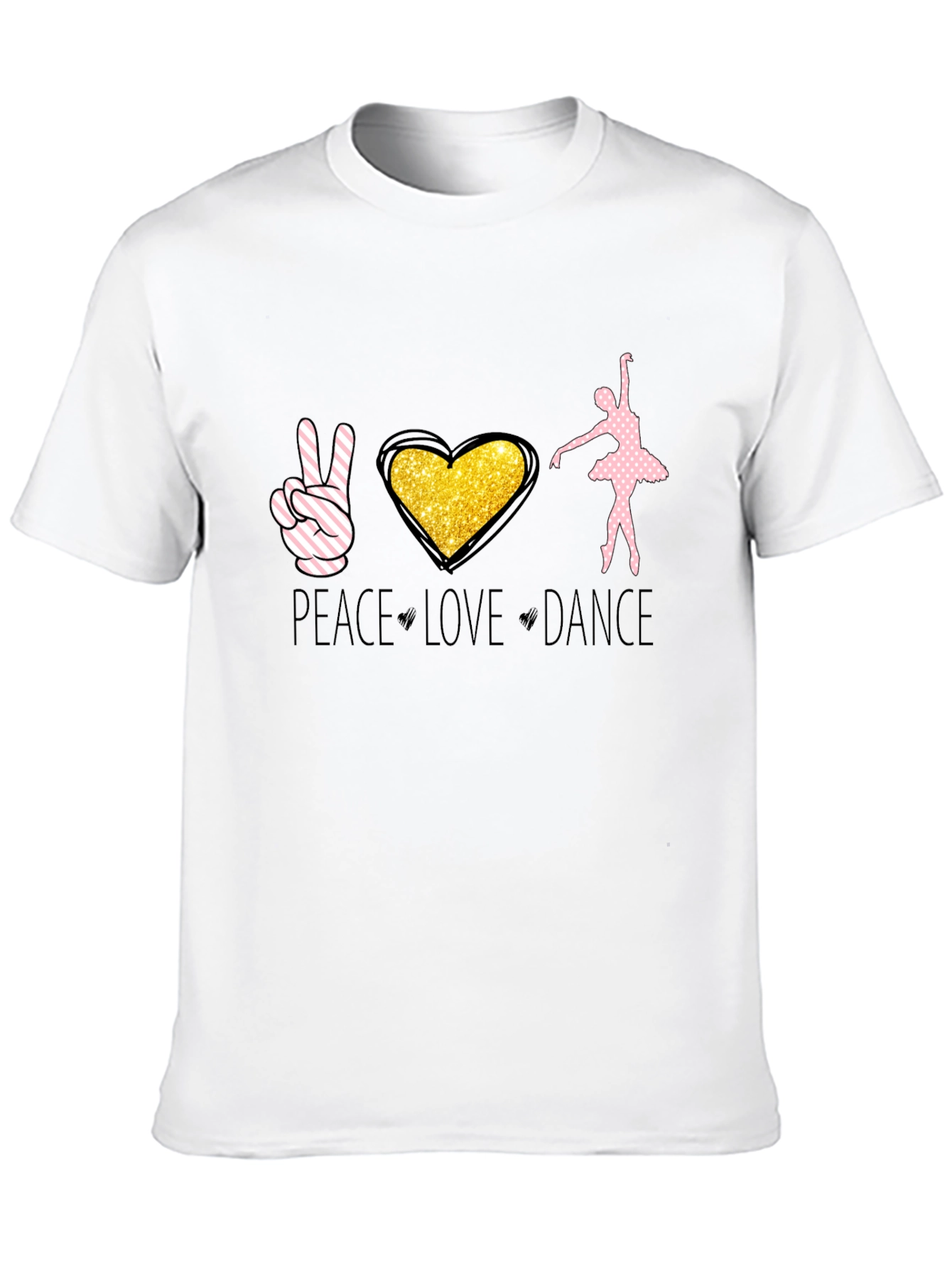 Peace Love Dance Graphic Tee