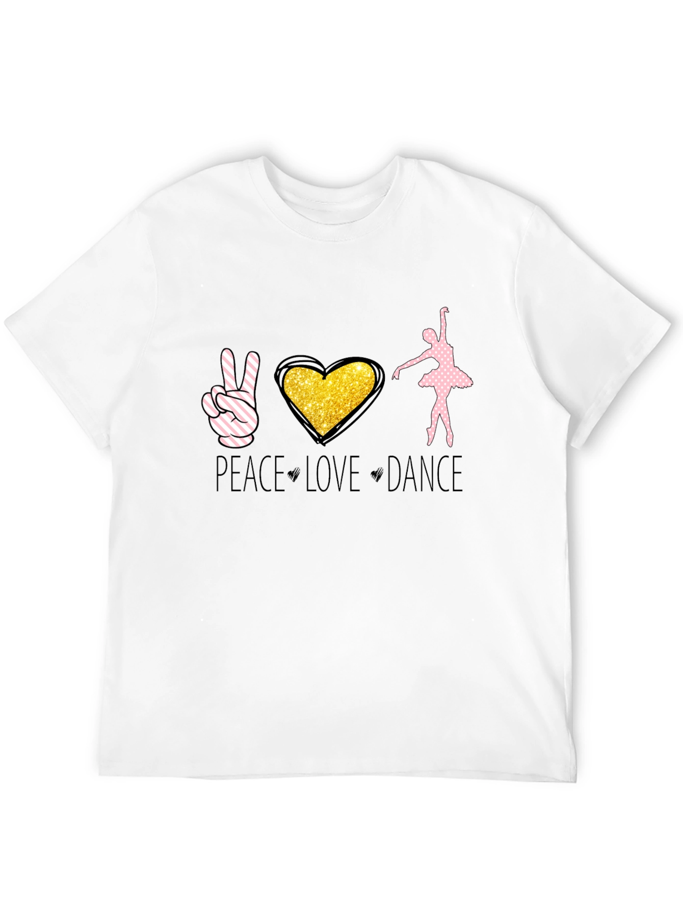 Peace Love Dance Graphic Tee