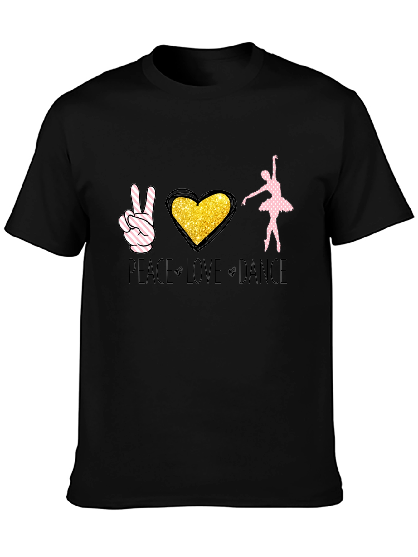 Peace Love Dance Graphic Tee