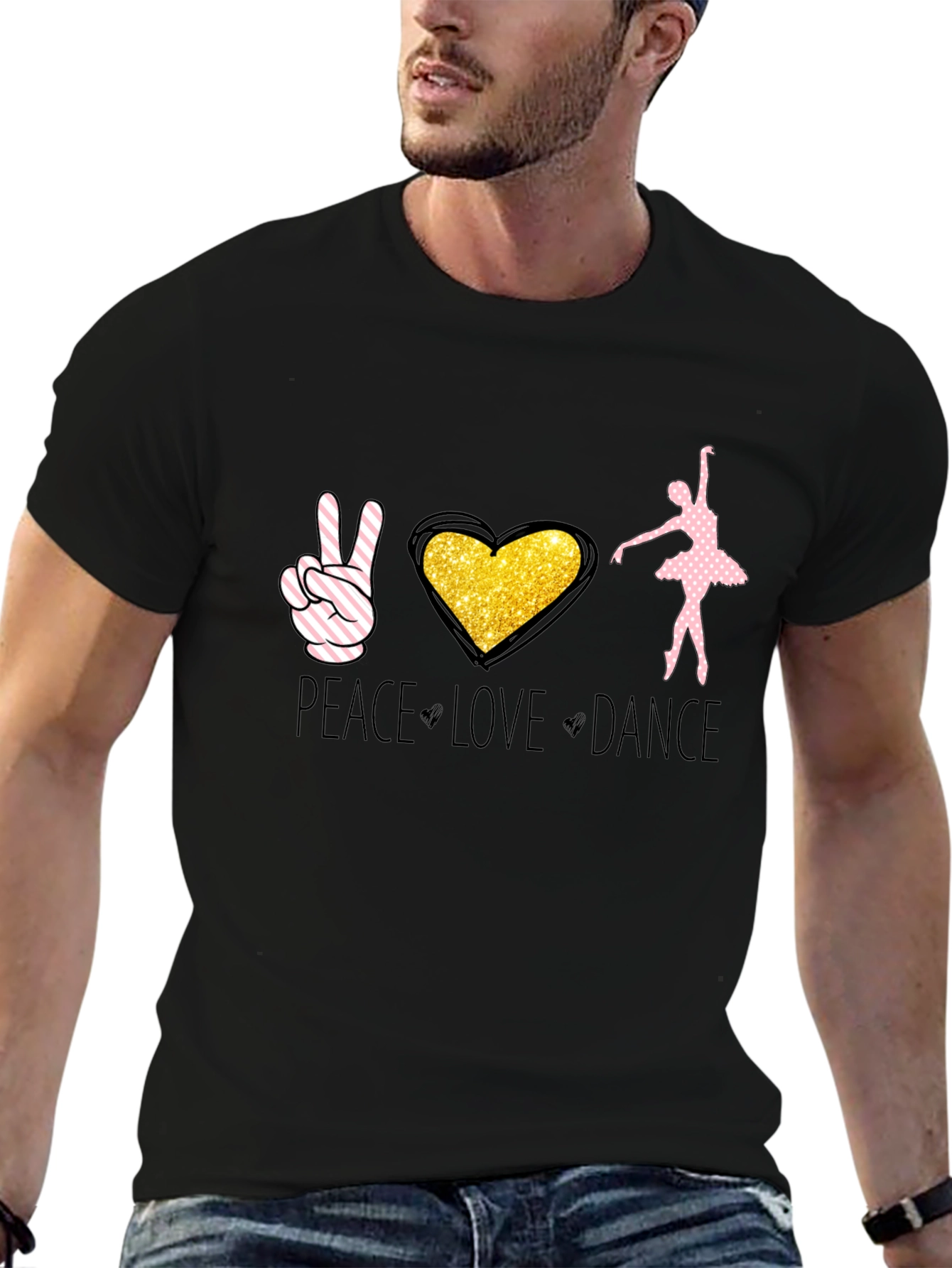 Peace Love Dance Graphic Tee