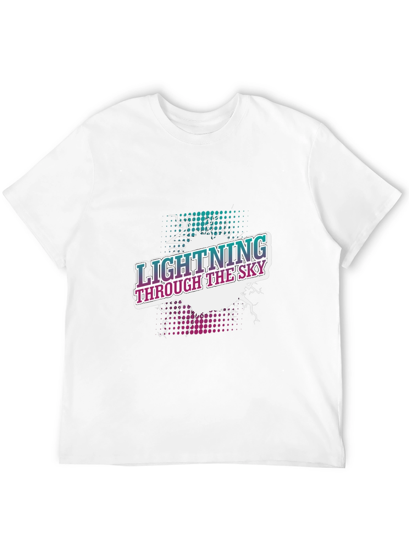Lightning Through the Sky Graphic Tee - Black