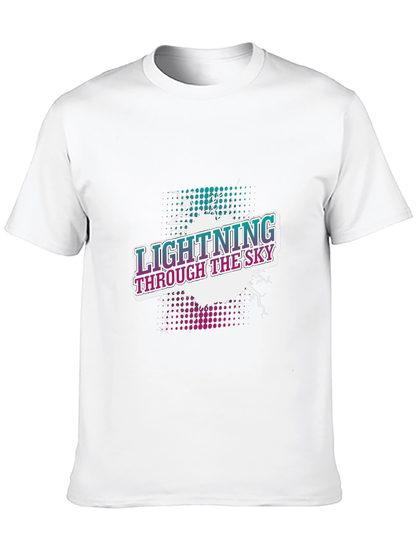 Lightning Through the Sky Graphic Tee - Black