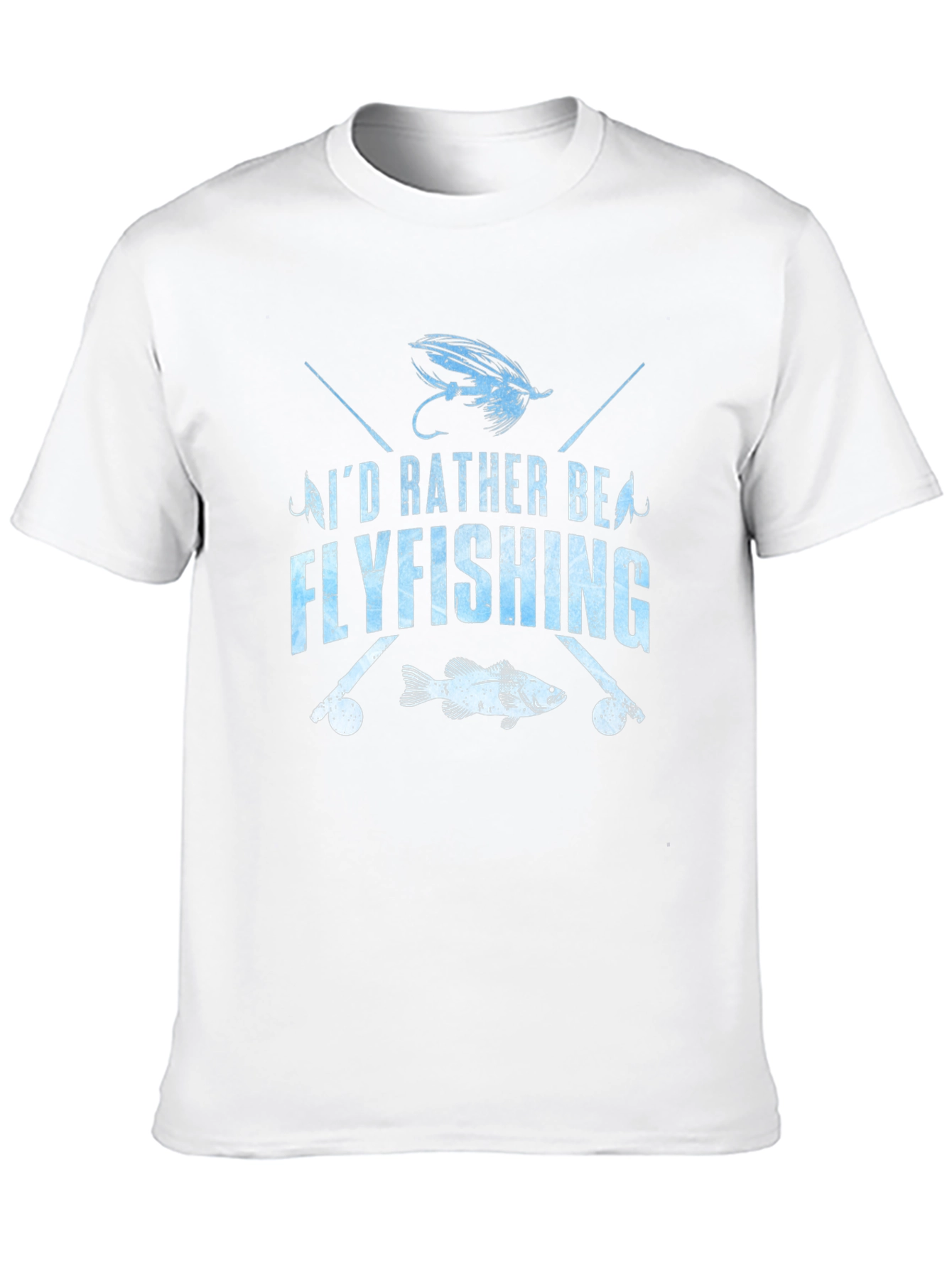 Fly Fishing T-Shirt - Id Rather Be Flyfishing