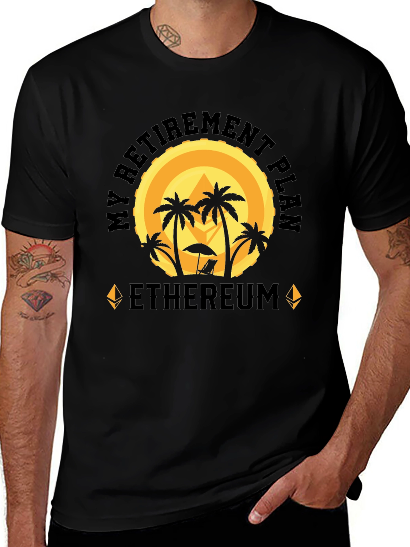 Ethereum Retirement Plan Graphic T-Shirt