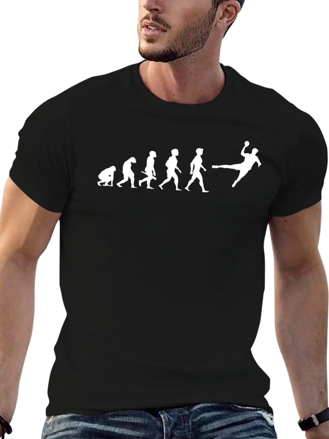 Handball Evolution T-Shirt - Funny Sport Tee