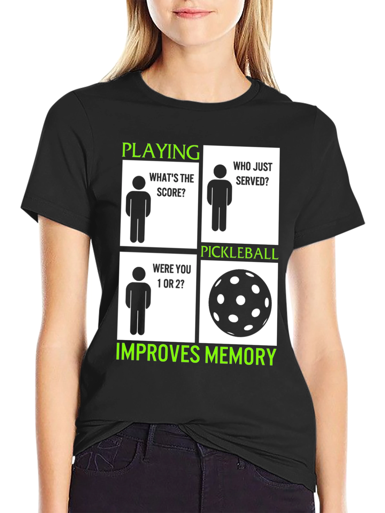Pickleball Improves Memory T-Shirt