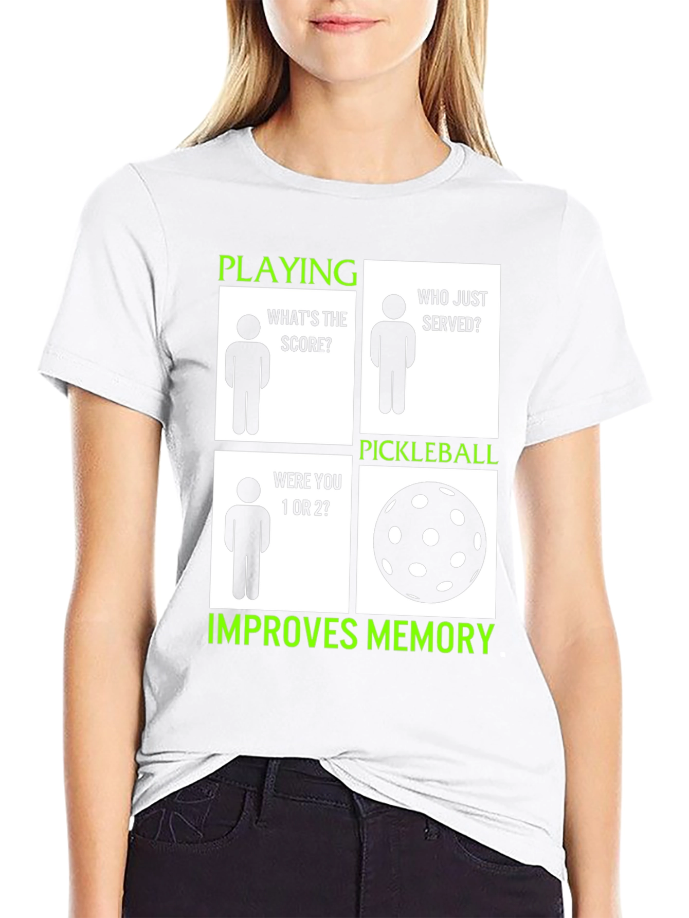 Pickleball Improves Memory T-Shirt