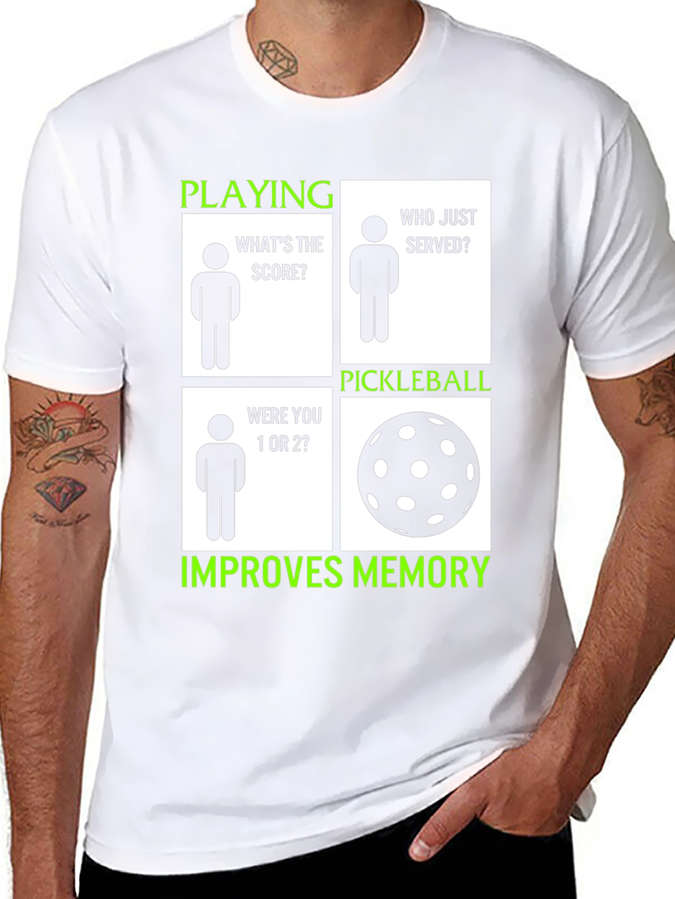 Pickleball Improves Memory T-Shirt
