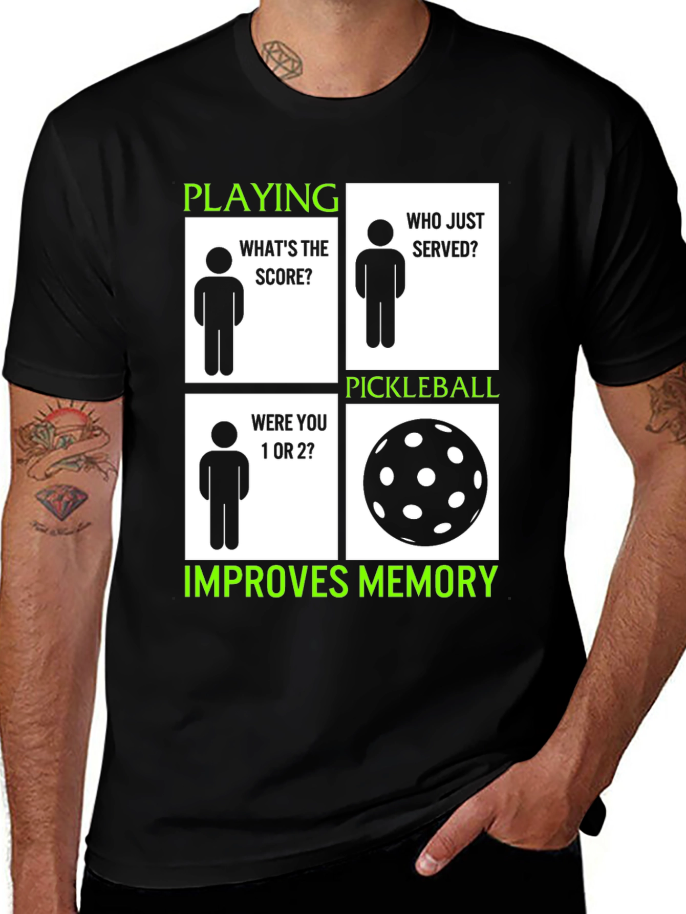 Pickleball Improves Memory T-Shirt