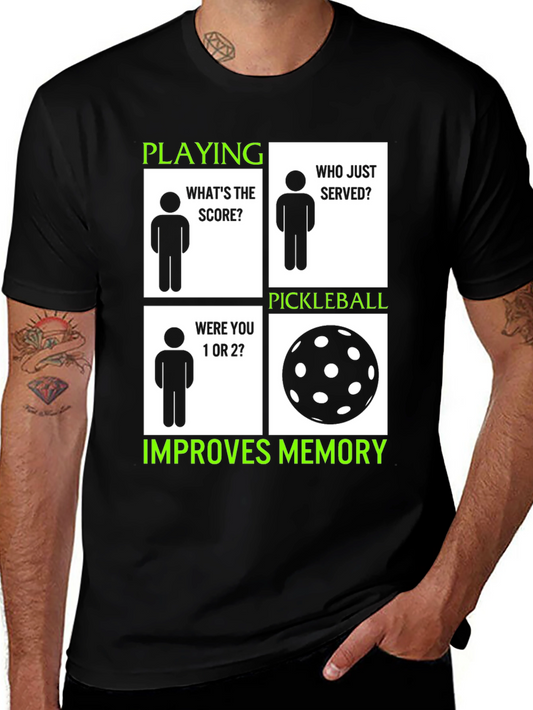 Pickleball Improves Memory T-Shirt