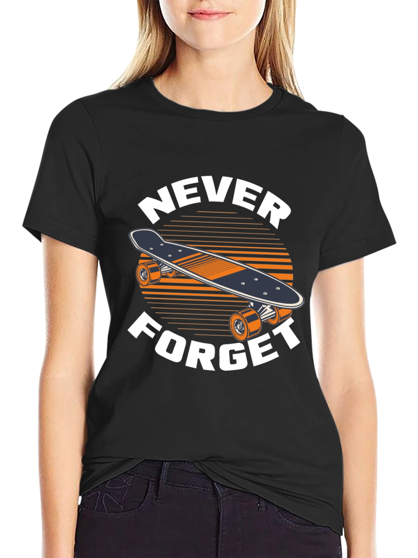 Never Forget Skateboard T-Shirt