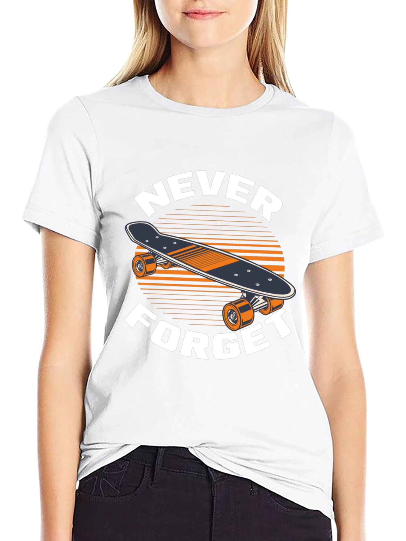 Never Forget Skateboard T-Shirt