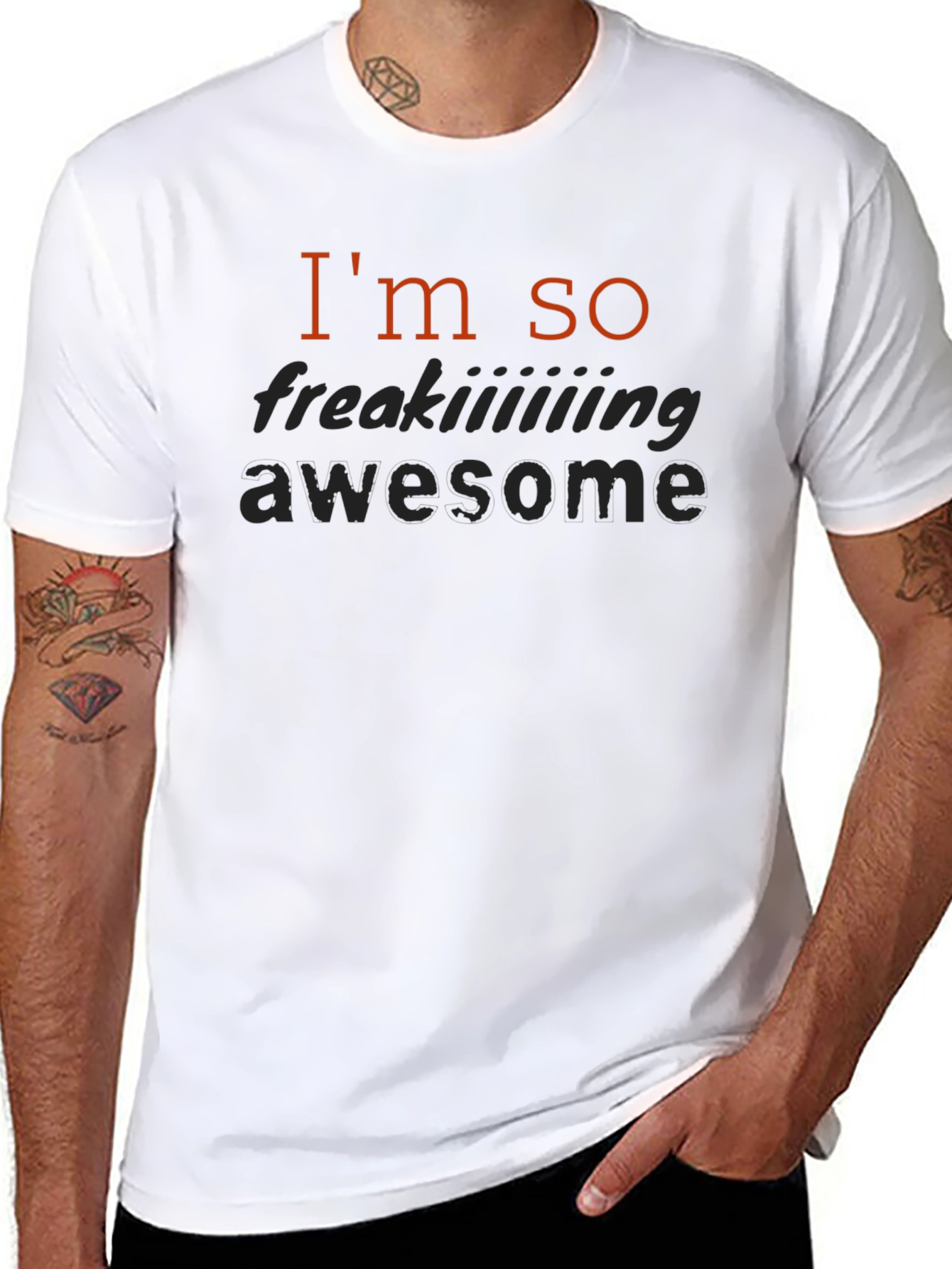 Im So Freaking Awesome Black T-Shirt