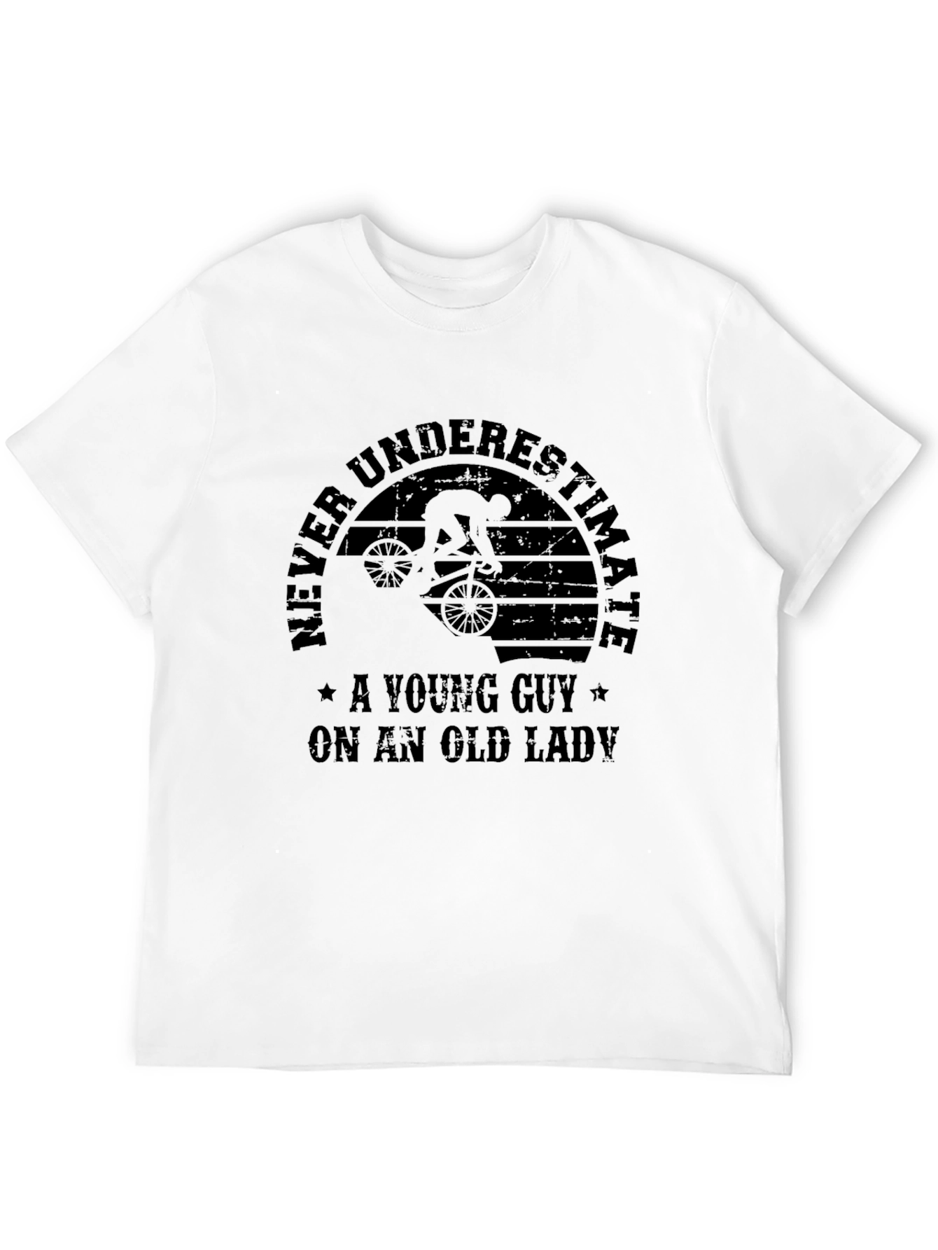Never Underestimate an Old Lady Funny T-Shirt