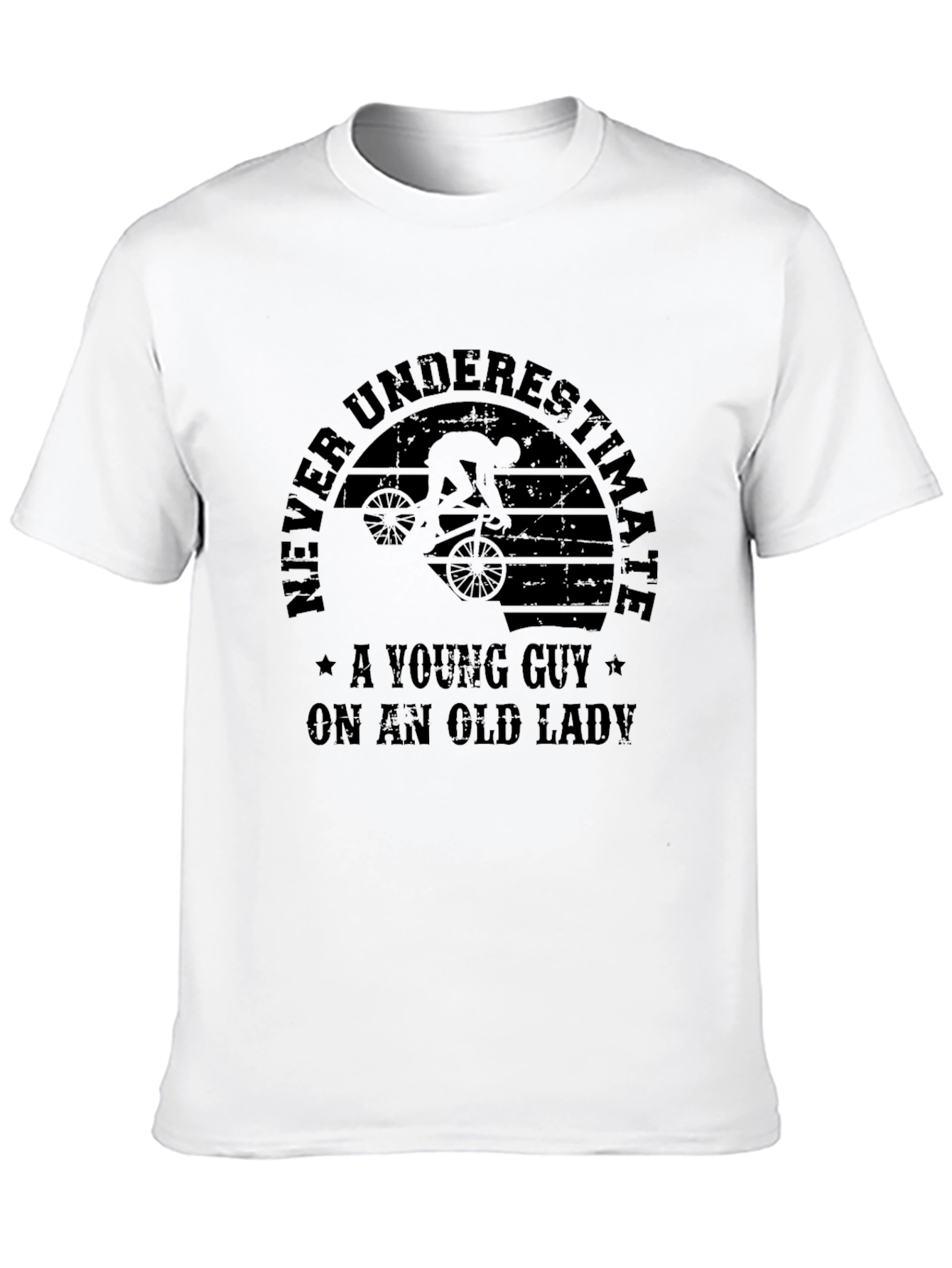 Never Underestimate an Old Lady Funny T-Shirt