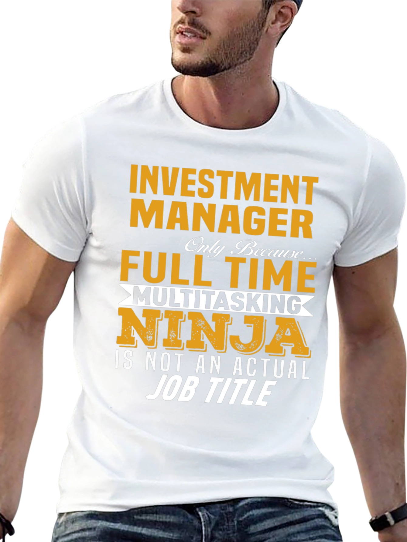 Investment Manager Full Time Ninja T-Shirt