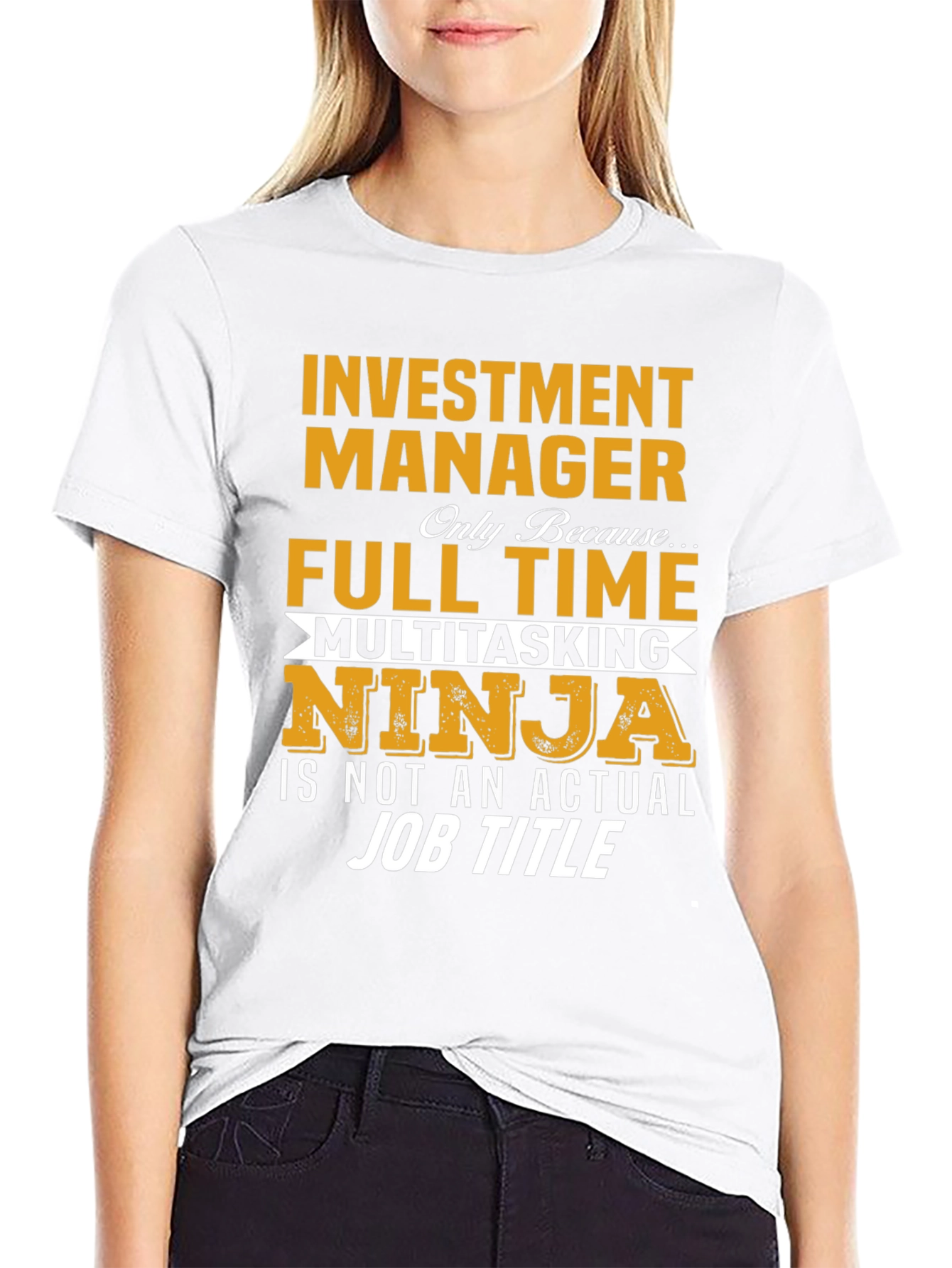 Investment Manager Full Time Ninja T-Shirt