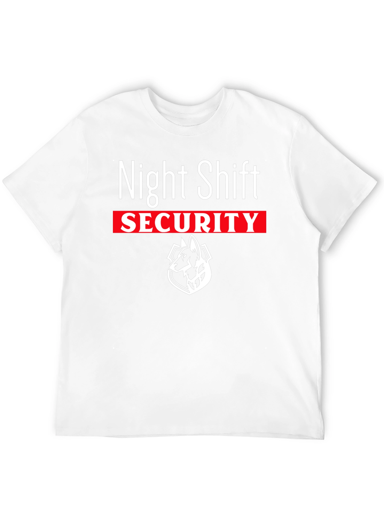 Night Shift Security T-Shirt - Guard Dog Design