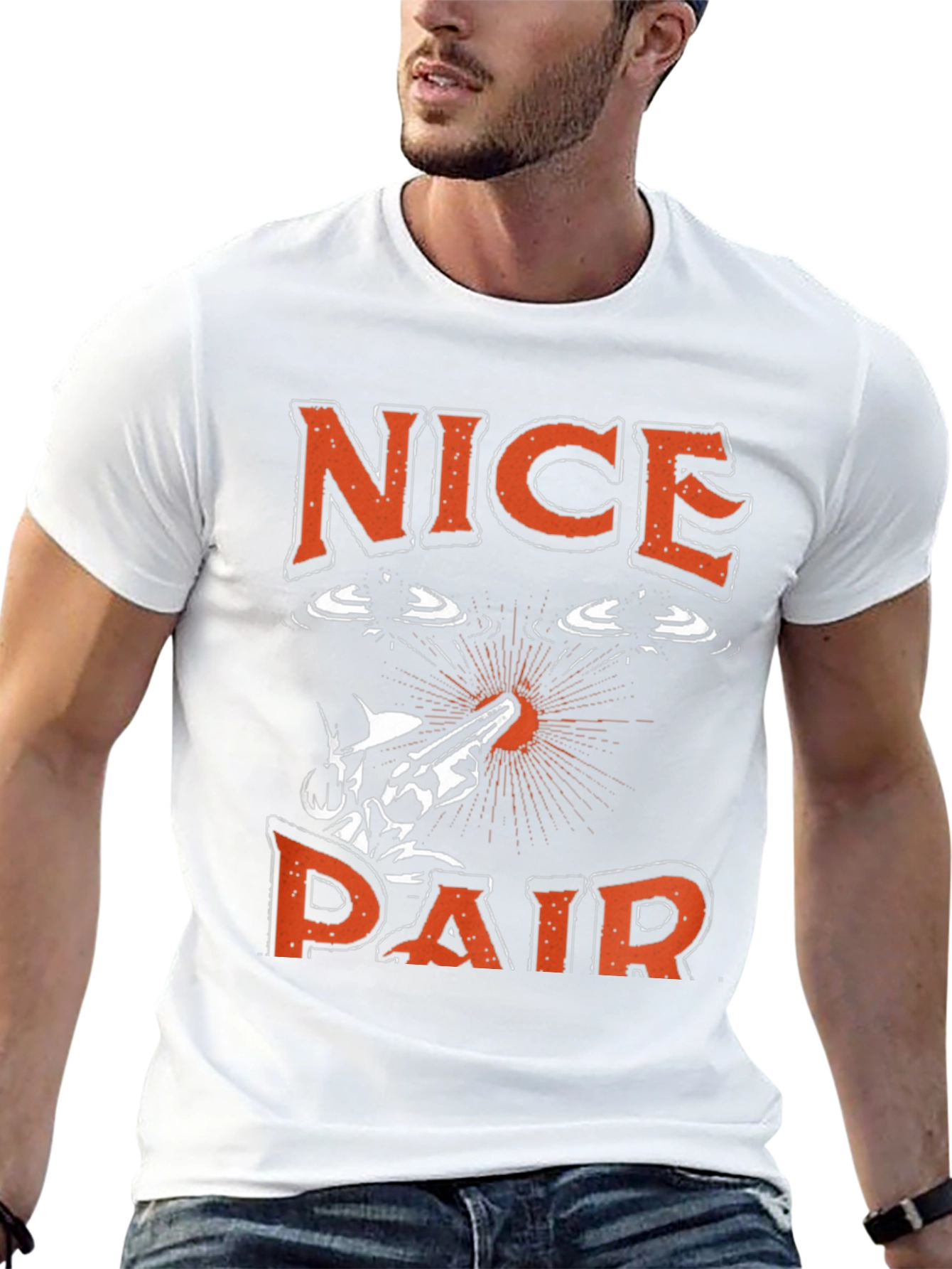 Nice Pair T-Shirt - Funny Fishing Graphic Tee