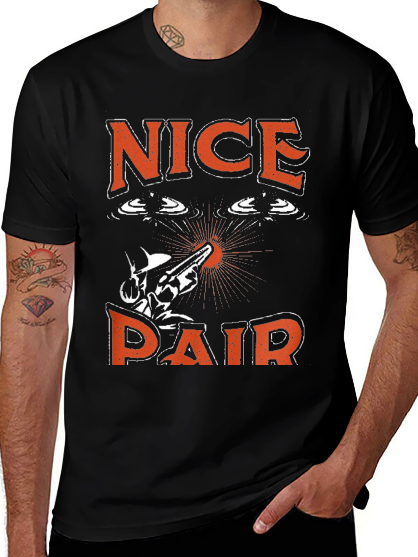 Nice Pair T-Shirt - Funny Fishing Graphic Tee